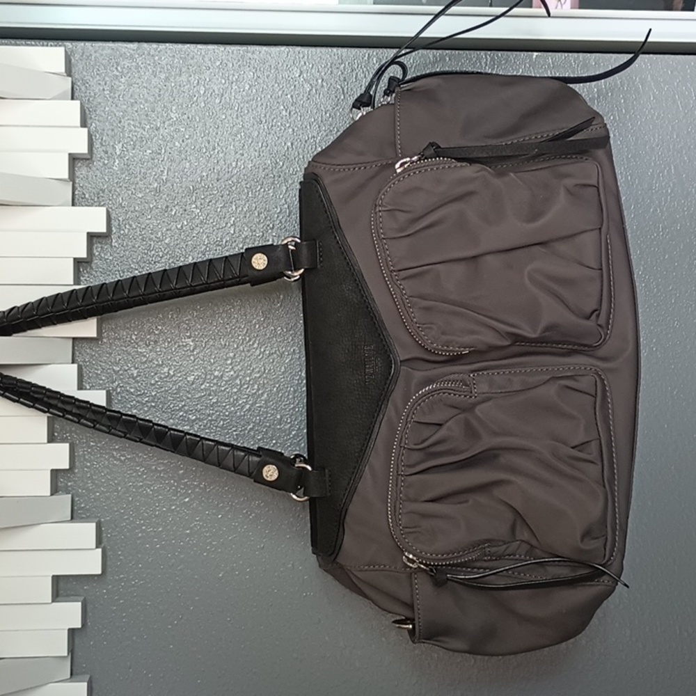 EUC MZ Wallace Grey/Blk Shoulder Bag